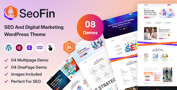 Seofin – SEO And Digital Marketing Agency WordPress Theme
