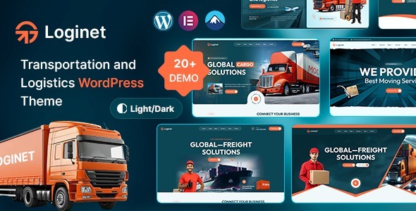 Loginet - Transportation & Logistics WordPress Theme