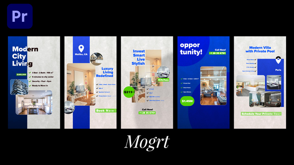 Real Estate Instagram Reel Mogrt