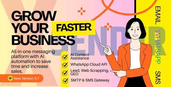 XSender - Email Marketing, SMS Marketing and WhatsApp Marketing Application [SAAS]