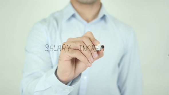 Salary Increase, Writing On Screen