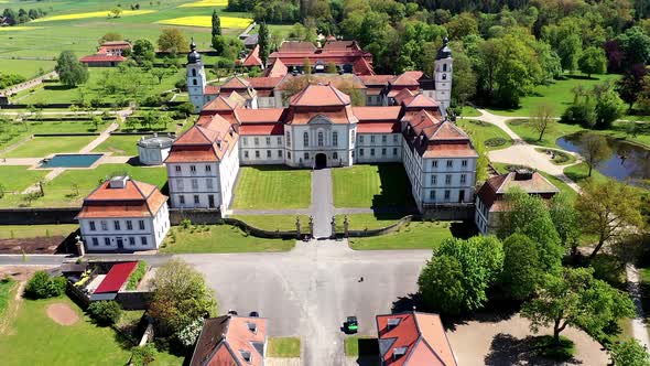 Palace Fasanerie with palace garden, Eichenzell, Hesse, Germany