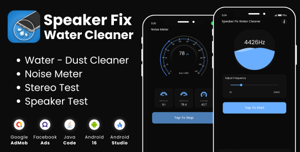Cleanix | Speaker Fix Water Cleaner Mobile App