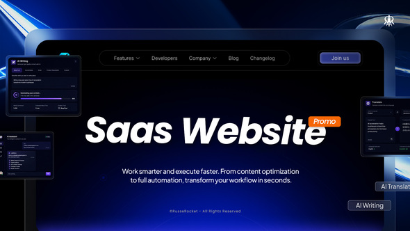 SaaS Website Promo