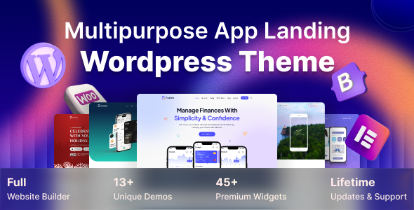 AppFusion - App & SaaS Landing WordPress Theme