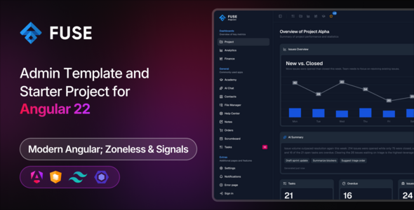 Fuse - Angular Admin Template