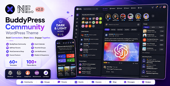 One – BuddyPress Theme for Membership & Community Sites