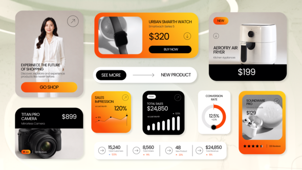 E-Commerce Product Widget MOGRT