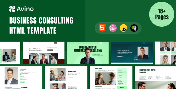 Avino - Business Consulting HTML Template