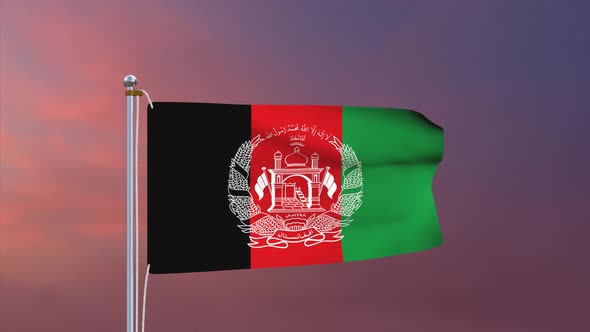 Afghanistan Flag 4k