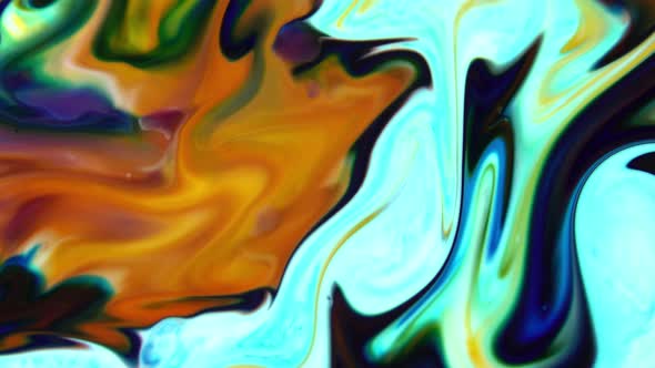 Abstract Colorful Paint Ink Explode Diffusion Psychedelic Movement 2