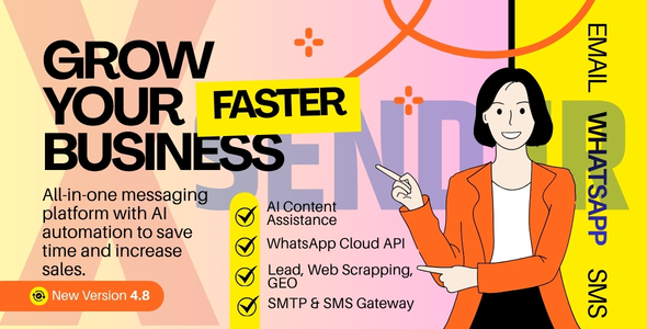 XSender - Email Marketing, SMS Marketing and WhatsApp Marketing Application [SAAS]