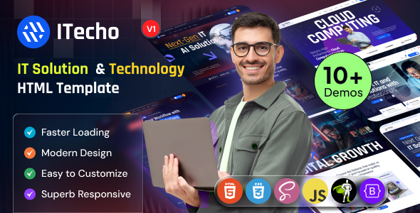 ITecho - IT Solutions & Technology HTML Template