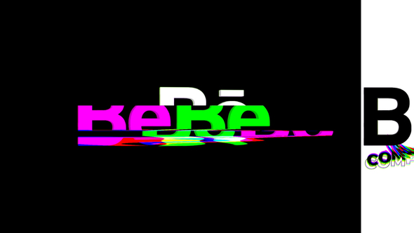 Minimal Glitch Logo