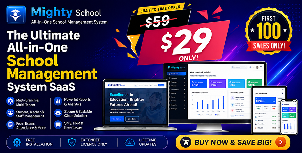 Mighty School | School Management System