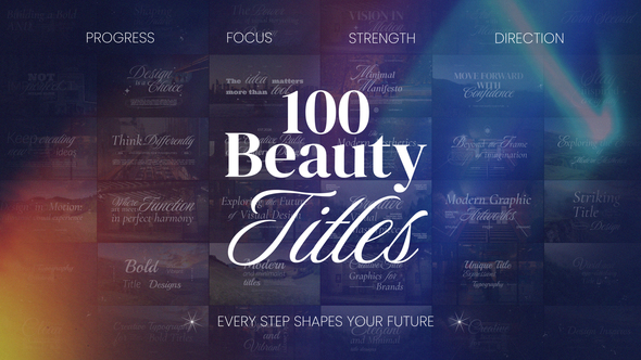 Beauty Titles for Premiere Pro