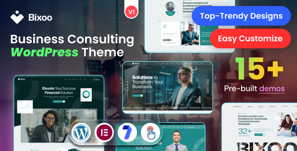 Bixoo  - Business Consulting WordPress Theme