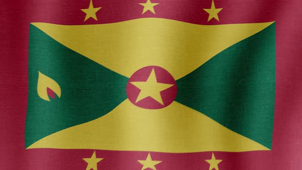 The National Flag of Grenada alt
