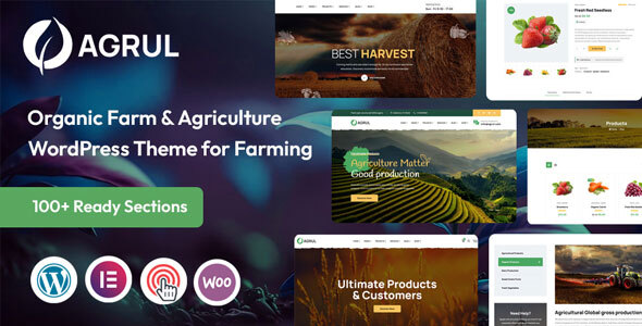 Agrul – Agriculture WordPress Theme