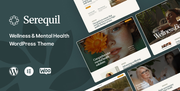 Serequil - Wellness & Mental Health WordPress Theme