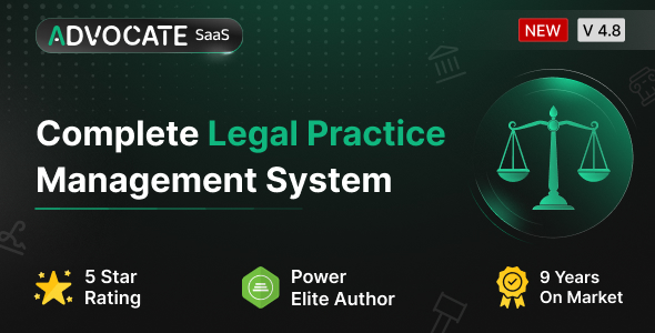 Advocate SaaS - Legal Practice Management
