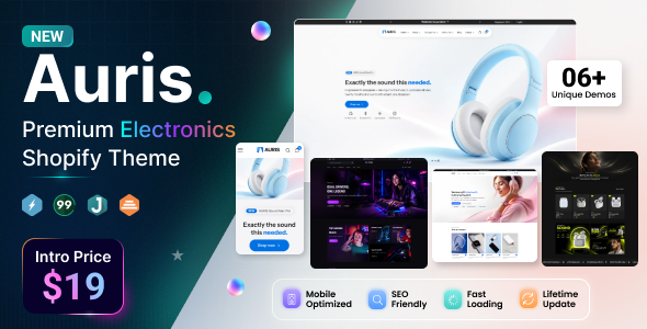 Auris - Electronics Shopify Theme OS 3.0 (Theme Block)