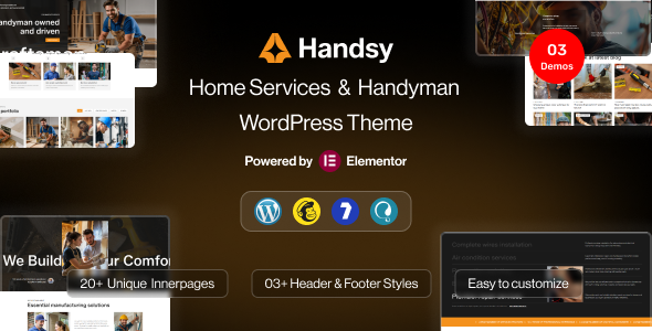 Handsy - Handyman Renovation Services WordPress Theme