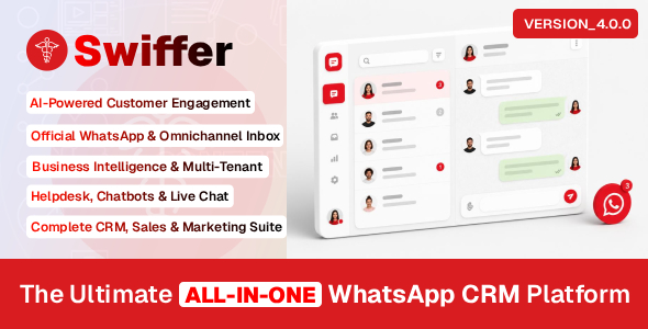 Swiffer — The Ultimate WhatsApp CRM SaaS Platform (Node.js Script)