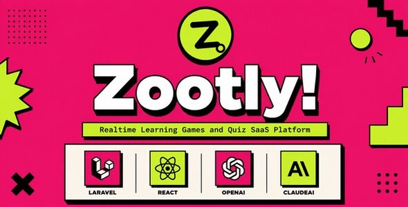 Zootly - Realtime Learning Games and Quiz SaaS Platform