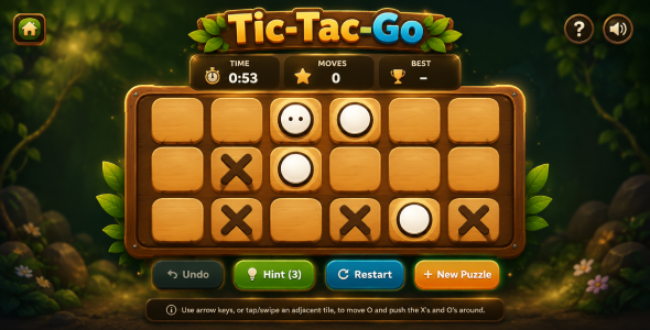 Tic-Tac-Go | HTML5 Sliding Puzzle Game