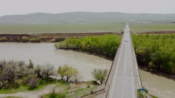 Bridge and Traffic Aerial