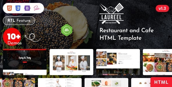 Laureel - Restaurant & Food Shop Bootstrap 5 HTML Template