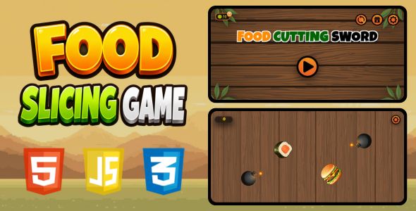 Astrasor | Food Slice - HTML5 Game for Mobile, Tablet and Desktop