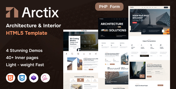Arctix - Architecture & Interior Design Template