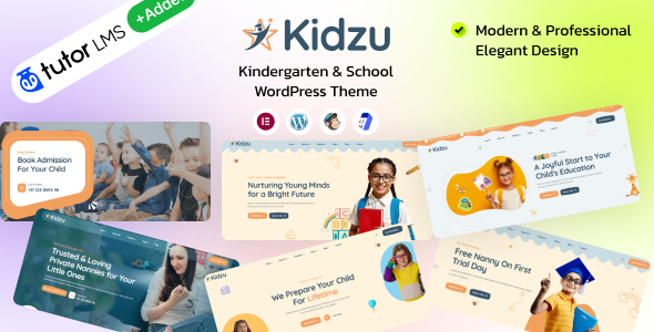 Kidzu - Kindergarten & School WordPress Theme