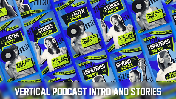 Vertical Podcast Intro & Instagram Stories