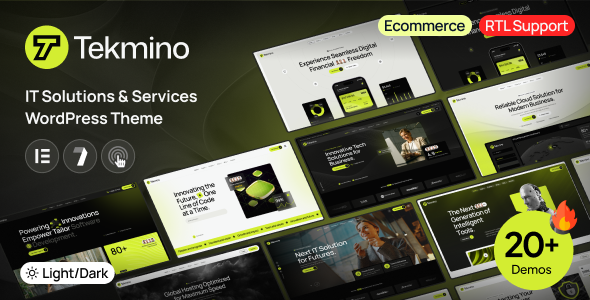 Tekmino - IT Solutions & Services WordPress Theme