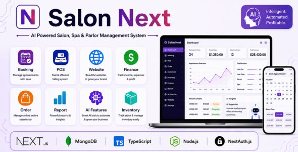 Salon Next – AI Powered Salon, Spa & Parlor Management System