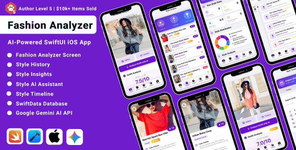 TrendLens | AI Fashion Analyzer and Outfit Score Swift iOS Mobile App