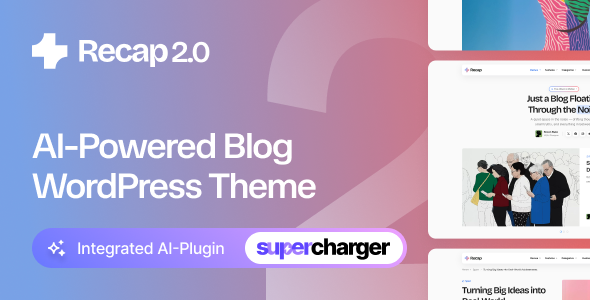 Recap - Modern Thematic Blog WordPress Theme