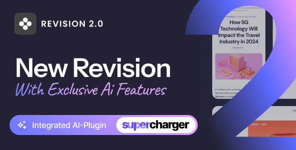 Revision - Optimized Personal Blog WordPress Theme