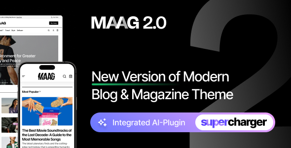 Maag - Modern Blog & Magazine WordPress Theme