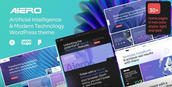 Aiero | AI Agency & Technology WordPress Theme