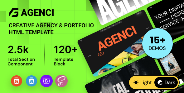 Agenci – Creative Agency Portfolio HTML Template
