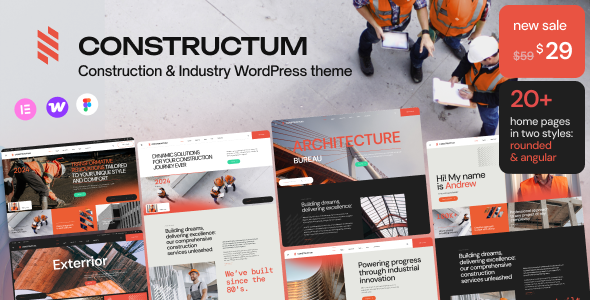 Constructum | Construction & Industry WordPress theme