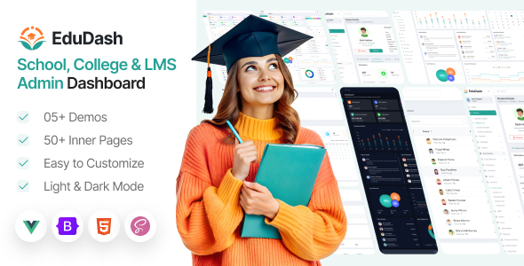 EduAll – Education Tutors LMS & Online Course Vue JS Template