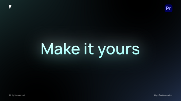 Light Text Animation
