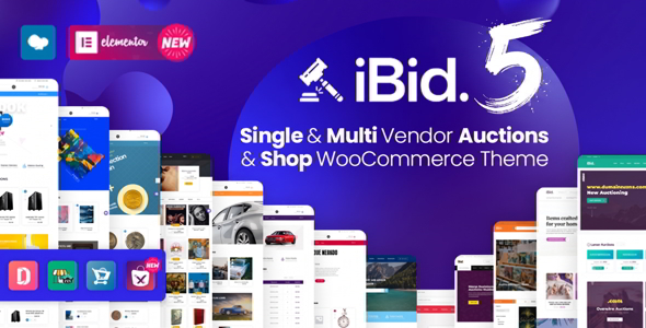 iBid - Multi Vendor Auctions WooCommerce Theme