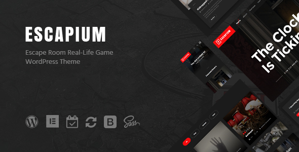Escapium - Escape Room Game WordPress Theme
