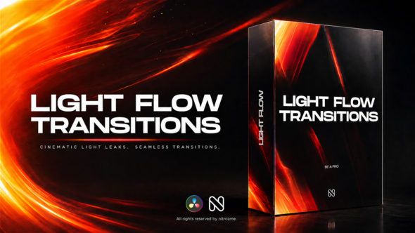 Light Flow Transitions for DaVinci Resolve